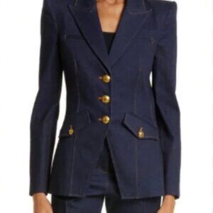 Veronica Beard Anoki Dickey Denim Blazer. Worn twice